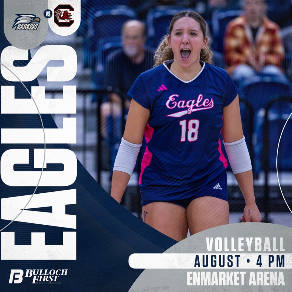 Georgia Southern Eagles vs. University of South Carolina Gamecocks Women’s Volleyball Match 